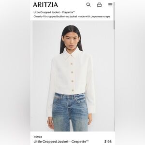 Wilfred Cream Button-Up Blazer